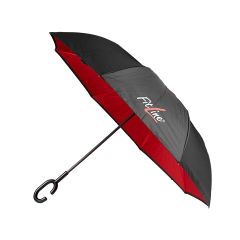 Parasol FitLine czarno-czerwony